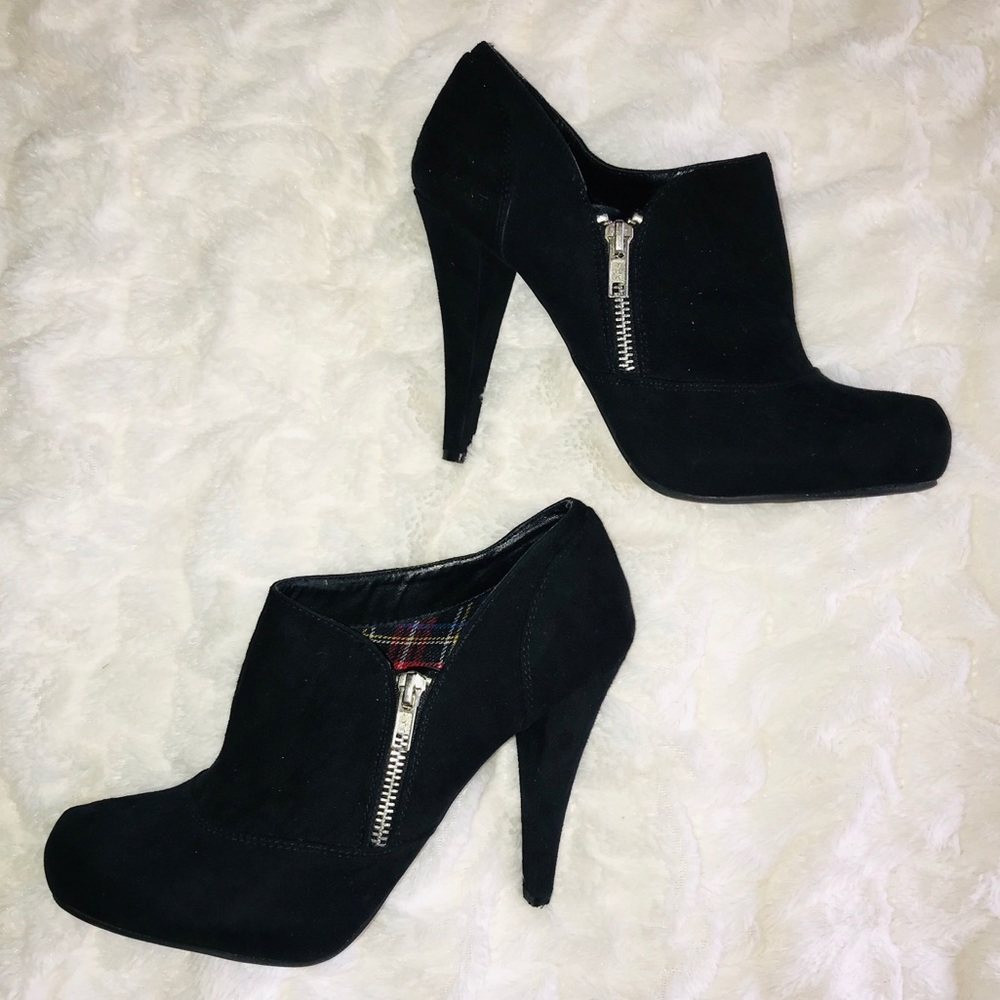 Fergalicious Black Bootie Heel